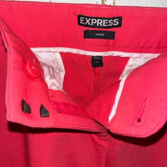 Express cropped Cafe Capri-style pant size 6R - Picture 2 of 3
